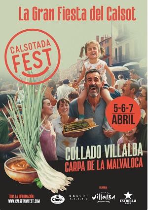 Collado Villalba celebra la segunda edición de la 'Calsotada Fest'