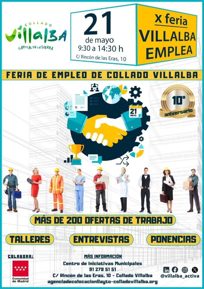 Imagen Celebrada la VillalbaEmplea 2024, la Feria del empleo de Collado Villalba