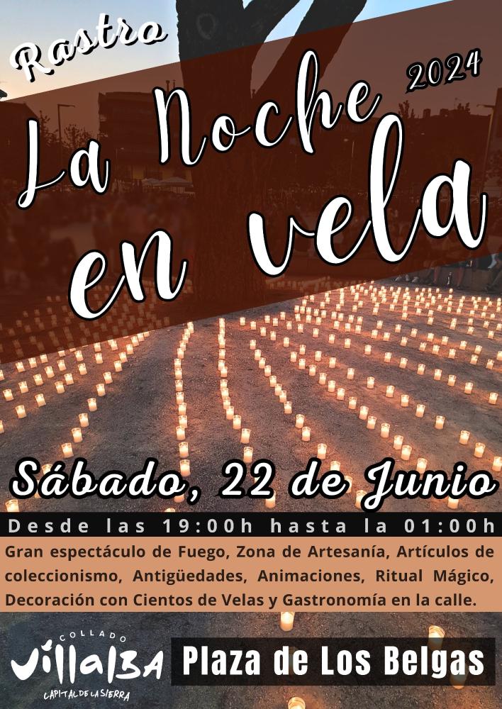Imagen Collado Villalba da la bienvenida al verano con el tradicional rastro “La Noche en Vela”