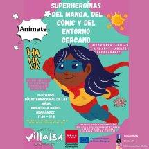 Taller "Superheroínas del manga, del cómic y del entorno cercano"