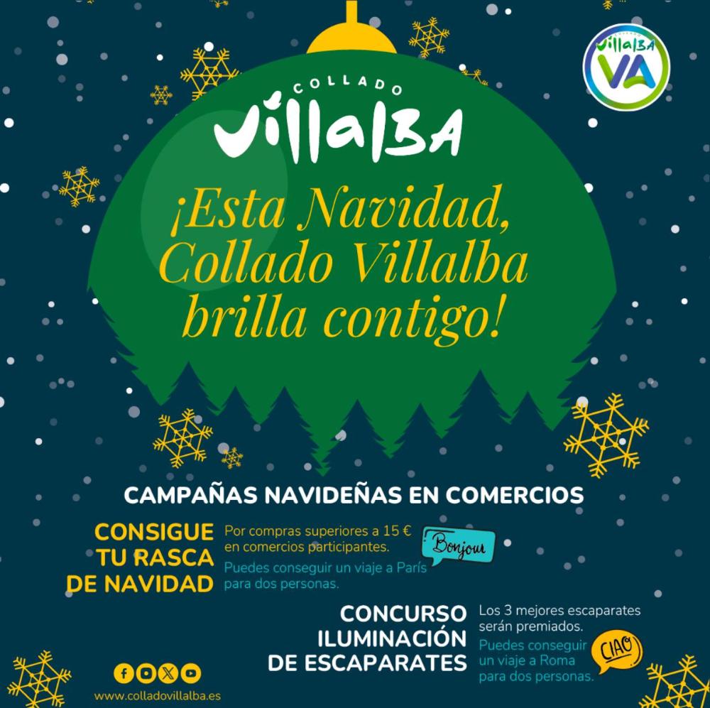 Imagen El Ayuntamiento de Collado Villalba pone en marcha nuevas campañas para promocionar el comercio local en Navidad