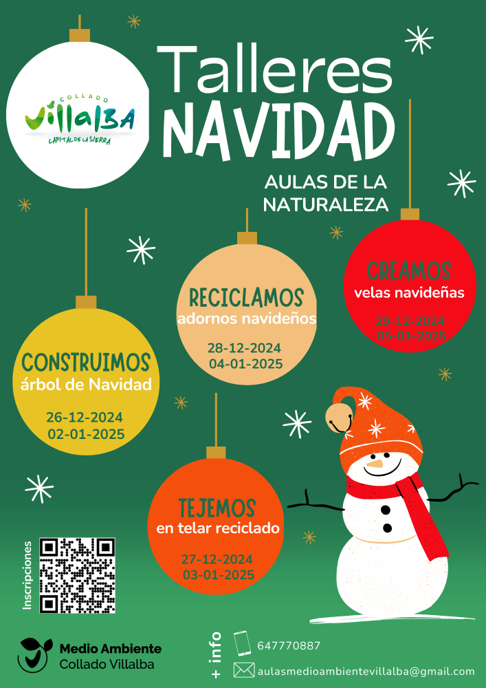 Imagen Talleres de Navidad en las Aulas de Naturaleza de Collado Villalba