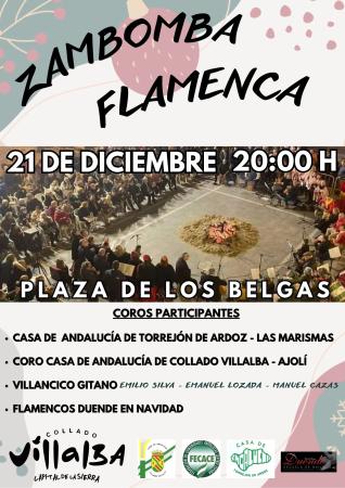 Zambomba Flamenca en la Plaza de los Belgas