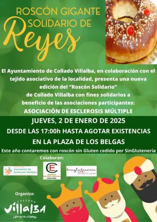 Imagen Este jueves, 2 de enero, nueva edición del Roscón Gigante Solidario organizado por el Ayuntamiento de Collado Villalba