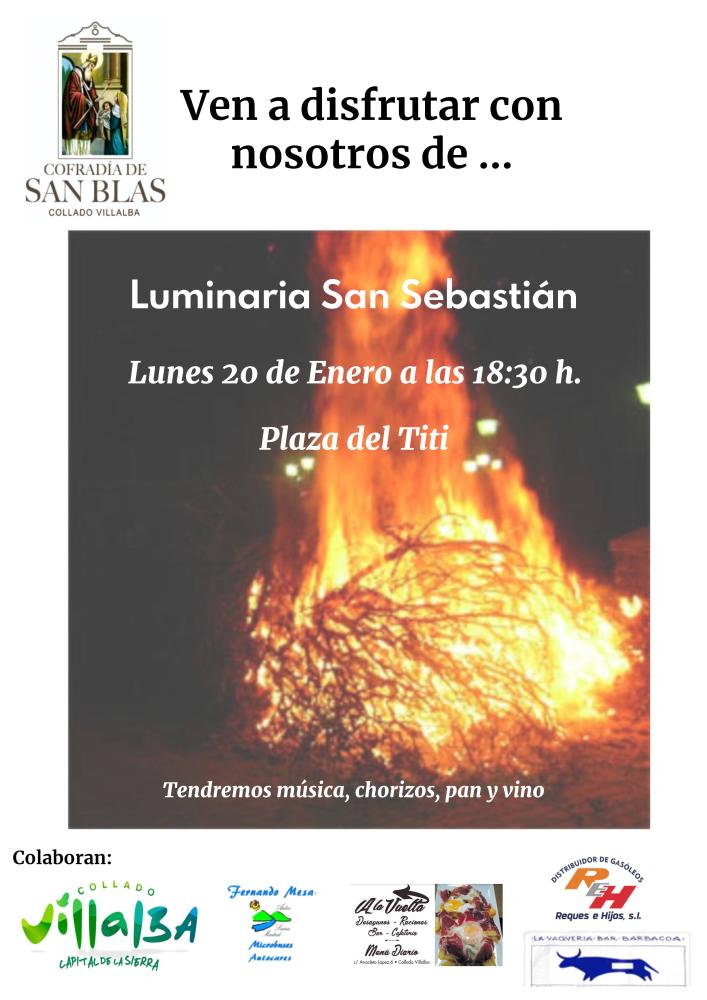 Imagen El lunes 20 se celebra la tradicional Iluminaria de San Sebastián