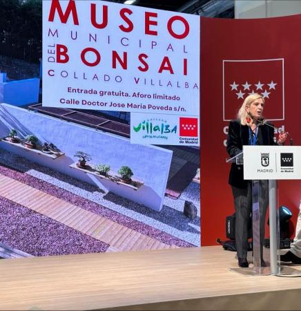 Imagen Collado Villalba promociona en FITUR 2025 el Museo del Bonsái, único en la zona de la Sierra