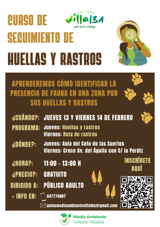 Imagen Curso gratuito de huellas y rastros de animales