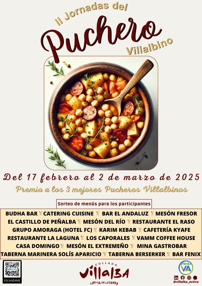 Imagen El Ayuntamiento organiza las “II Jornadas del Puchero Villalbino”, con la participación de 19 restaurantes de la localidad