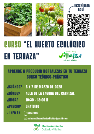 Imagen El Aula de Naturaleza oferta el curso ‘El Huerto Ecológico en Terraza’