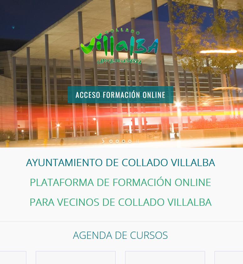 Imagen El Ayuntamiento de Collado Villalba presenta su nueva Plataforma de formación on-line gratuita